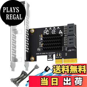 �y���������zGLOTRENDS PCIe SATA ���݃{�[�h �F�FPCIE 3.0 X2�B�A�T�C�Y�F4-Port, X2