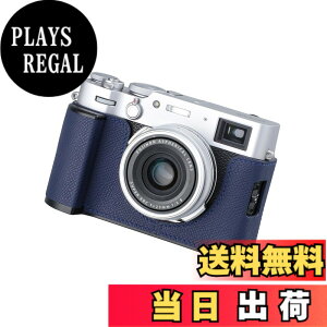 �y���������zSIUTATDSH �J�����n�[�t�P�[�X Fuji X100VI�p�A�r���e�[�W���^���{�v�C���X�^���g�J�����ی�P�[�X �X�^�C���b�V�� �|�[�^�u�� �ϏՌ� �F�FBlueL