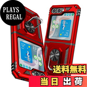 �y���������zTMUJWS Galaxy Z Flip6 5G �p�̃P�[�X �����O �ϏՌ� �Ռ��z�� ���h�~ �S�ʕی� �J�����ی� �X�^���h�t�� TPU+PC�o���p�[ �w��h�~�΍� ��d�\�� 360�x��] �h�o �ԍڃz���_�[�Ή� ���ϖh