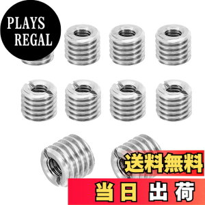 �y���������zPATIKIL �C���T�[�g�i�b�g 303�X�e�����X ���a�^�C�v �˂��ϊ��A�_�v�^�[ ���ߍ��݃i�b�g �F�F�V���o�[�g�[���A�T�C�Y�FM12xM6x10mm