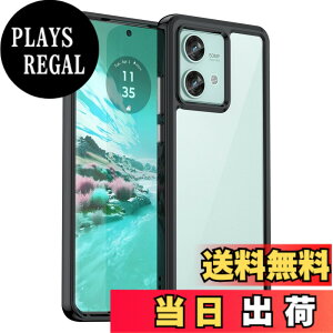 �y���������zKeeFos �P�[�X �ی�P�[�X TPU+PC ���� ���΂ݖh�~ �X�}�z�P�[�X �ϏՌ� �ČRMIL�K�i �����h�~ �J�o�[ �y�� ���^ �_�炩�� �ی�J�o�[ �F�F�u���b�N�A�T�C�Y�FMotorola Edge 40 Neo