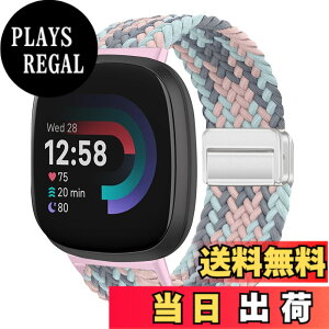 �y���������z[KeeFos] �o���h Fitbit(�t�B�b�g�r�b�g) Versa 4/Versa 3/Sense 2/Sense �Ή� �����o���h �i�C�����f�� ���C�o�b�N�� �}�O�l�b�g���o�b�N�� �ւ��x���g �݊��� �L�k�� �T�C�Y���� �҂݃u���X