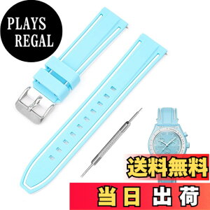 �y���������z[Jumpsunfun] 20mm ���v�o���h for SwatchxOMEGA Speedmaster MoonSwatch �X�E�H�b�`�ƃI���K�p�V���R�����v�x���g Quick Release �����H��t�� �F�F���C�g�u���[�E�z���C�g���C��
