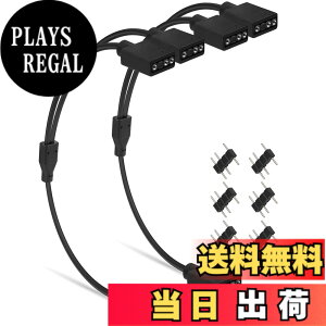 �y���������zupHere ARGB�t�@���p�d���P�[�u�� 2����P�[�u�� �A�h���T�u��LED�p5V3�s��ARGB�w�b�_�[�R�l�N�^ RGB�t�@����LED�e�[�v���ݗp 2�{�y53ARGB2-2�z �T�C�Y�F30�Z���`���[�g��