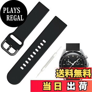 �y���������z[Jumpsunfun] 20mm �V���R�����v�o���h for SwatchxOMEGA Speedmaster MoonSwatch �X�E�H�b�`�ƃI���K�x���g Quick Release �����H��t�� �F�F�u���b�N