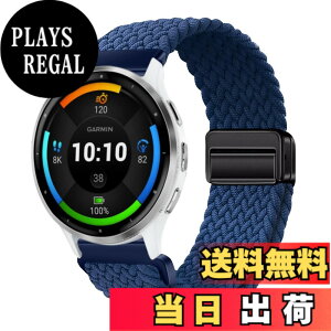 �y���������z[YealRed] �o���h 22mm For Garmin Venu 4/3 45mm/Forerunner 570 47mm/Venu 2 /Vvoactive 4 �����p�X�g���b�v �e���i�C������ �ւ��x���g �ґg�X�g���b�v ���C�o�b�N�� �����x���g �}�O�l�b�g�o���h �R