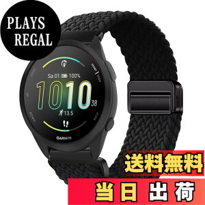 �y���������z[YealRed] �o���h 20mm For Garmin Approach J1 /Forerunner 570 42mm/Vvoactive 6 / 5 �����p�X�g���b�v �e���i�C������ �ւ��x���g �ґg�X�g���b�v ���C�o�b�N�� �����x���g �}�O�l�b�g�o���h �R��