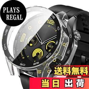 �y���������zTOORQR For �t�@�[�E�F�C HUAWEI WATCH GT 4 46mm�Ή� �P�[�X HUAWEI WATCH GT 4 �J�o�[�E�H�b�`�P�[�X �����K���X ��̌^ �ϏՌ� PC�f�ޒ����^ ���h�~ �S�ʕی� �w��h�~ ��U�h�~ �����x ����