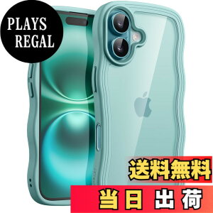 �y���������zJETech iPhone 16 Plus 6.7�C���`�p �E�F�[�u �P�[�X ���킢�� �g��t���[�� ���˂��� �ϏՌ� �X�}�z�J�o�[ �����p ���q���� �N���A �n�[�hPC�o�b�N �F�F�e�B�[���u���[