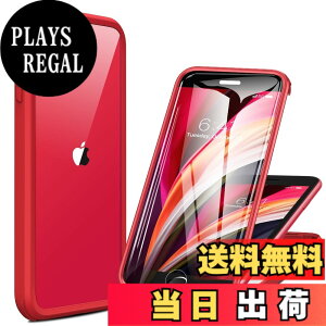 �y���������zMiracase iPhone SE/13/14/15/16/17 �P�[�X 9H�����K���X �X�}�z�P�[�X �F�F���b�h�A�T�C�Y�FiPhoneSE 4.7�g