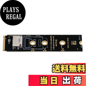 �y���������zCABLECC PCI-E 3.0 M.2 MKEY TO OCULINK SFF-8612 SFF-8611 PCIE NVME SSD 2260�����U.2 SFF-8639�P�[�u���p�̃z�X�g�A�_�v�^�[ �F�FBlack 2280�A�T�C�Y�F10cm