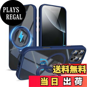 �y���������zMagSafe�Ή� �P�[�X�y ���C�����X�[�d�A�c�����Ή��A�B�����[���X�^���h�A�}�O�l�b�g���ځA�ϏՌ��A�S�ʕی�z �F�F�u���[�A�T�C�Y�FiPhone 16ProMax �p