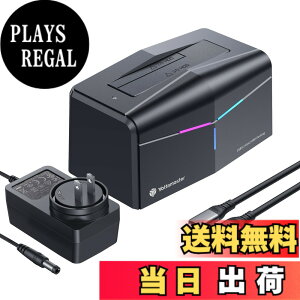 �y���������zYottamaster HDD�X�^���h �i1Bay) 2.5/3.5�C���`HDD SSD�Ή� SSD �G���N���[�W�� 10Gbps�����`�� 18TB��e�� �A���~�� HDD�P�[�X Type-C USB3.2 GEN2 SATA3.0&UASP�T�|�[�g12V2A RGB���C�g�t�� �H��s�v KA-10