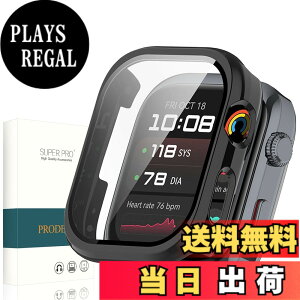 �y���������z�P�[�X+�K���X�t�C���� PC+�K���X �����x �L�Y�h�~ ��̌^�J�o�[ ���t���ȒP �y�� �ی�J�o�[ �F�F�u���b�N�A�T�C�Y�FHUAWEI WATCH D2