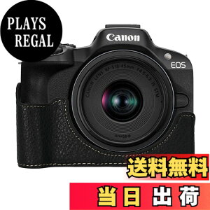 �y���������z�L���m���p Canon EOS R50�p �J�����n�[�t�P�[�X BEADY �J�����P�[�X PU ���U�[ EOS R50 �n���h �O���b�v �p �ی�J�o�[ �u���b�N �F�F�u���b�N