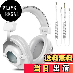 �y���������zFIFINE ���j�^�[�w�b�h�z�� DJ�w�b�h�z�� �w�b�h�t�H�� �L�� 3.5mm 6.35mm �P�[�u�� ���^ �I�[�o�[�C���[ PC/�~�L�T�[/�I�[�f�B�I�C���^�[�t�F�[�X/�|�[�^�u���v���[���[�Ή� ���y