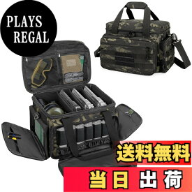 【送料無料】DSLEAF ピストルバッグ 4丁収納 ピストルケース アクセサリー収納 ピストルレンジバッグ ハンドガンケース 色：迷彩、サイズ：35CM*26CM*23CM