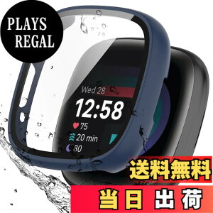 �y���������zBOOLINN For Fitbit sense2 �J�o�[/Fitbit versa4 �J�o�[ 3D���p�G�b�W �����^ PC+�K���X�f�� ��̌^ �t�@�[�E�F fitbit sense2 �P�[�X/fitbit versa4 �P�[�X �Ή� �����ߗ� �L�Y�h�~ �w��h�~ �ȒP��