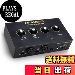 �y���������zM-AUDIO M-Track Duo HD �I�[�f�B�I�C���^�[�t�F�C�X USB-C�Ή� 24bit�E192kHz 2�C��2�A�E�g(XLR/TRS�Ή�) ���R�[�f�B���O�E�z�M�E�|�b�h�L���X�g�Ή� �\�t�g�E�F�A�X�C�[�g�t�� �F�F�u���b