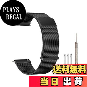 �y���������z[Jumpsunfun] 20mm 22mm ���v�o���h �}�O�l�b�g�����^���r���v�x���g �X�e�����X�| �X�}�[�g�E�H�b�`�ւ��x�� Quick Release �F�F�u���b�N�A�T�C�Y�F22mm