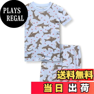 �y���������z[Vaenait Baby] �q���L�b�Y1-8�� �����p�W���}�Q�Ԓ����[���E�F�A�㉺�Z�b�g �r�X�R�[�X Shirring Colorful �F�FA05-Fun Shark�A�T�C�Y�F80