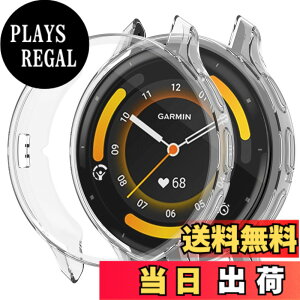 �y���������zTOORQR For GARMIN Venu 3�Ή� �P�[�X �K�[�~��Venu 3 �g�E�H�b�`�P�[�X ��̌^ �ϏՌ� TPU�f�ޒ����^ ���h�~ �S�ʕی� �w��h�~ ��U�h�~ �����x �����ߗ� venu 3 �p �J�o�[ 45mm �F�F�N���A