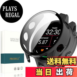�y���������z�P�[�X+�K���X�t�C���� PC+�K���X �����x �L�Y�h�~ ��̌^�J�o�[ ���t���ȒP �y�� �ی�J�o�[ �F�F�u���b�N�A�T�C�Y�FGarmin Forerunner 970 47mm