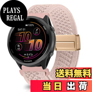�y���������z[KeeFos] 22mm �o���h Garmin(�K�[�~��) Venu 4 45mm/Venu 3 45mm/2/Forerunner 570 47mm/265/255/Vivoactive 4/Active�Ή� �����o���h �i�C�����f�� ���C�o�b�N�� �}�O�l�b�g���o�b�N�� �ւ��x���g �҂ݕ� 