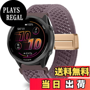 �y���������z[KeeFos] 22mm �o���h Garmin(�K�[�~��) Venu 4 45mm/Venu 3 45mm/2/Forerunner 570 47mm/265/255/Vivoactive 4/Active�Ή� �����o���h �i�C�����f�� ���C�o�b�N�� �}�O�l�b�g���o�b�N�� �ւ��x���g �҂ݕ� 