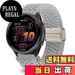 �y���������z[KeeFos] 22mm �o���h Garmin(�K�[�~��) Venu 4 45mm/Venu 3 45mm/2/Forerunner 570 47mm/265/255/Vivoactive 4/Active�Ή� �����o���h �i�C�����f�� ���C�o�b�N�� �}�O�l�b�g���o�b�N�� �ւ��x���g �҂ݕ� 