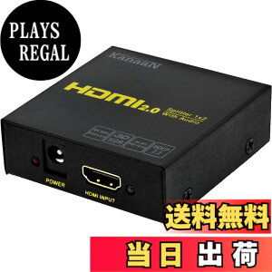 �y���������z�y4K@60Hz HDCP2.2������ 2026�V�^�zKanaaN hdmi ���z�� 1����2�o�� �����o�� HDR10+/3D�Ή� PS5|Xbox|fire tvstick|HDTV|DVD| PC�ȂǓK�p ���{������24K�����b�L �F�F�S�[���h