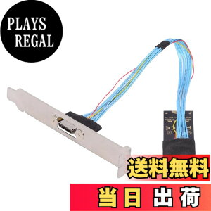 �y���������zCABLECC PCI-E 3.0 M.2 MKEY TO OCULINK SFF-8612 SFF-8611 PCIE NVME SSD 2260�����U.2 SFF-8639�P�[�u���p�̃z�X�g�A�_�v�^�[ �F�FBlue 2280 with Bracket�A�T�C�Y�F30cm