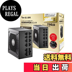 �y���������z���l�u�� �d�����j�b�g W �d�� 80 PLUS PC�d�� �F�F�u���b�N�A�T�C�Y�F2. 1000W/�S�[���h/�t���v���O�C��/��
