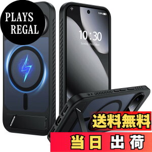 �y���������zFNDMIL Google Pixel Series �p �J�o�[ Mag-Safe�Ή� ���^ �F�F�u���b�N[Magsafe�Ή�]�X�^���h�t���A�T�C�Y�FGoogle Pixel 10 Pro XL