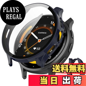 �y���������zJXRICH �Ή� Garmin Venu 3 �P�[�X �Ή� 45mm �y�� PC+�����K���X �K�[�~�� Venu3�p �ی�J�o�[ �����x �����ȒP �ϏՌ� �S�ʕی� venu 3 �p �J�o�[ 45mm �P�[�X�Ή� �F�F�u���[�A�T�C�Y�FGarmin