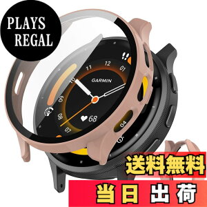 �y���������zJXRICH �Ή� Garmin Venu 3 �P�[�X �Ή� 45mm �y�� PC+�����K���X �K�[�~�� Venu3�p �ی�J�o�[ �����x �����ȒP �ϏՌ� �S�ʕی� venu 3 �p �J�o�[ 45mm �P�[�X�Ή� �F�F�s���N�A�T�C�Y�FGarmin