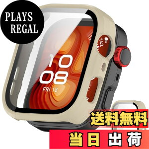 �y���������zJXRICH �Ή� HUAWEI WATCH FIT 4 Pro �P�[�X �Ή� �y�� PC+�����K���X �ی�J�o�[ �����x �����ȒP �ϏՌ� �S�ʕی� �t�@�[�E�F�CWATCH FIT 4 Pro �J�o�[�Ή� �F�F�z���C�g
