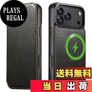 �y���������zJCGOOD �蒠�^ �P�[�X for iPhone17/17pro/17promax/17air MagSafe�Ή� �}�O�Z�[�t ���C�����X�[�d�Ή� �J�[�h���[ �蒠 �X�^���h�@�\ ���z�^ �J�[�h���� �}�O�l�b�g�� �{�v ���U�[ �X�}�z�P�[