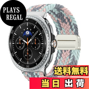 �y���������z[KeeFos] �o���h Samsung Galaxy Watch 8 40mm 44mm/Samsung Galaxy Watch 8 Classic 46mm 2025 �Ή� �����o���h �i�C���� �ґg �X�g���b�v ���C�o�b�N���t�� �}�O�l�b�g���o�b�N�� �ւ��x���g �����x��