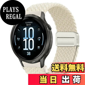�y���������z[KeeFos] 18mm �o���h Garmin(�K�[�~��) Venu 4 41mm/Venu 3S 41mm/2S/Forerunner 265S/255S/255S Music/Vivoactive 4S 40mm/Vivomove 3S 39mm/Active S/Move 3S �Ή� �����o���h �i�C���� �ґg �ւ��x���g ���C�o�b�N���t