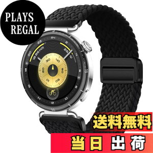 �y���������z[KeeFos] 18mm �o���h Huawei Watch GT6 41mm/GT5 Pro 42mm/GT5 41mm/GT4 41 mm/Huawei Watch 5 42mm �Ή� �����o���h �i�C���� �ґg �ւ��x���g ���C�o�b�N���t�� �}�O�l�b�g�� �����x���g �t�@�[�E�F�C 