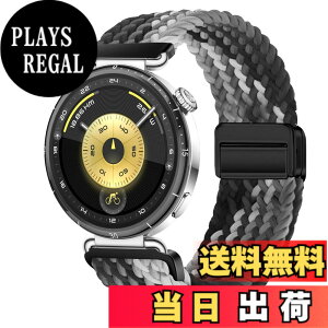 �y���������z[KeeFos] 18mm �o���h Huawei Watch GT6 41mm/GT5 Pro 42mm/GT5 41mm/GT4 41 mm/Huawei Watch 5 42mm �Ή� �����o���h �i�C���� �ґg �ւ��x���g ���C�o�b�N���t�� �}�O�l�b�g�� �����x���g �t�@�[�E�F�C 