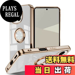 �y���������zLuFiYa �P�[�X �����O�t�� �J�o�[ TPU�f�� �X�^���h�@ �X�}�z�P�[�X �y�� �ϏՌ� ���� �C�菝�h�~ �����h�~ �ԍڃz���_�[ 360°��] �P�[�X �F�F�z���C�g�A�T�C�Y�FAQUOS R10 5G