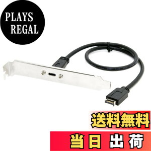 �y���������zchenyang USB 3.2 Gen 2x2 20Gbps USB C �t�����g�p�l���w�b�_�[ - USB Type-E �}�U�[�{�[�h�����P�[�u���A�_�v�^�[ 12cm PCI-E�u���P�b�g�t�� �F�F�u���b�NUSB-C���X�B