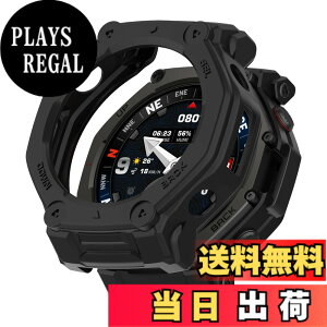 �y���������zHeeNia �P�[�X �V���R���ގ� �ی�P�[�X �J�o�[ �Ռ��z�� ���y�� �_�� �Ռ��h�~ �C�菝�h�~ �ی�J�o�[ �F�F�u���b�N�A�T�C�Y�FAmazfit T-Rex 3 Pro 48mm