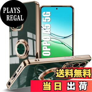 �y���������zLuFiYa �P�[�X �����O�t�� �J�o�[ TPU�f�� �X�^���h�@ �X�}�z�P�[�X �y�� �ϏՌ� ���� �C�菝�h�~ �����h�~ �ԍڃz���_�[ 360°��] �P�[�X �F�F�_�[�N�O���[���A�T�C�Y�FOPPO A5 5G