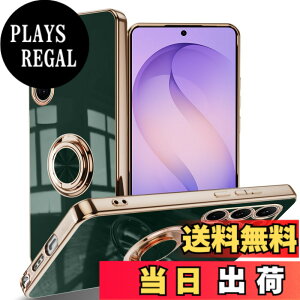 �y���������zLuFiYa �P�[�X �����O�t�� �J�o�[ TPU�f�� �X�^���h�@ �X�}�z�P�[�X �y�� �ϏՌ� ���� �C�菝�h�~ �����h�~ �ԍڃz���_�[ 360°��] �F�F�_�[�N�O���[���A�T�C�Y�FSamsung Galaxy S26 Ultra