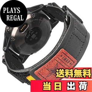 �y���������z�����p�E�H�b�`�o���h Garmin�Ή� Fenix/Forerunner/Approach/MARQ/Quatix/D2�V���[�Y�Ή� �����i�C������ �҂ݍ��݃��[�v�f�U�C�� �����Y�p �F�FBlack/3�A�T�C�Y�F22MM / M(185mm-210mm)7.2-8.2�C��