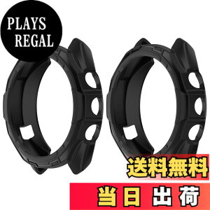 �y���������zSHEAWA for Garmin�K�[�~�� Approach S70 47mm �P�[�X �J�o�[ TPU�S�� �ی�P�[�X �݊��i �ی�J�o�[ �ϏՌ� �A�N�Z�T���[ �F�F�u���b�N2��