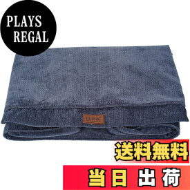 【送料無料】EMME 贅沢な犬 ベッド 防水全週ウレタンペットクッション掃除しやすい ペットソファー ペットベッド 洗える 中綿無し 高反発 高齢犬 子犬 猫 多頭飼い 取り外せるカバー 滑り止め オールシーズン ペット 色：カバー（長方形）・グレーブルー、サイズ：Small